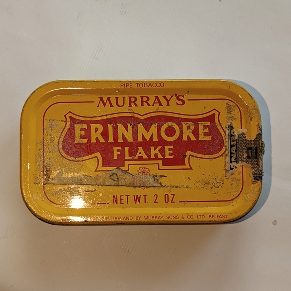 Vintage Murray's Erinmore Flake Tobacco Tin made in Belfast Northern Ireland - Picture 3 of 4